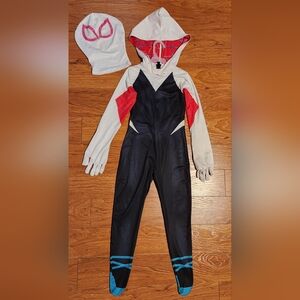Girls-Marvel Spider Gwen Outfit. Size M (7/8)
